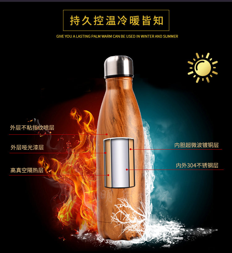 可樂(lè)瓶不銹鋼保溫杯保齡球運(yùn)動(dòng)水杯學(xué)生熱賣保溫杯男女通用車載杯