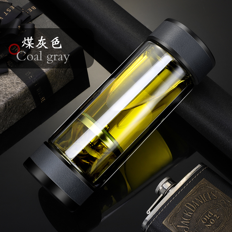 高端泡茶師雙層玻璃杯禮盒套裝